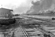 Ruined Train Station of Khorramshahr After Iraqis' Withdraw
