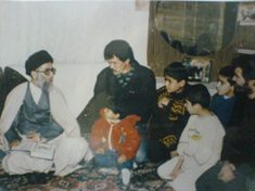 Ayatollah Khamene'i Visiting and Interviewing with a Kurdish Martyr Famili