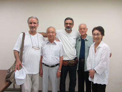 Right to Left: Okada, Hokta, Behboody, Teramato, Sarhangy